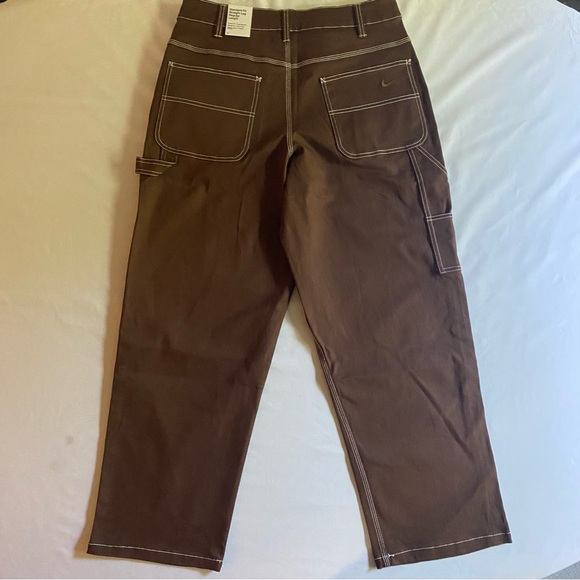 Nike SB Carpenter Pants Mens 32 Brown Baggy Skater Straight Leg Loose Fit Y2K - Picture 3 of 16